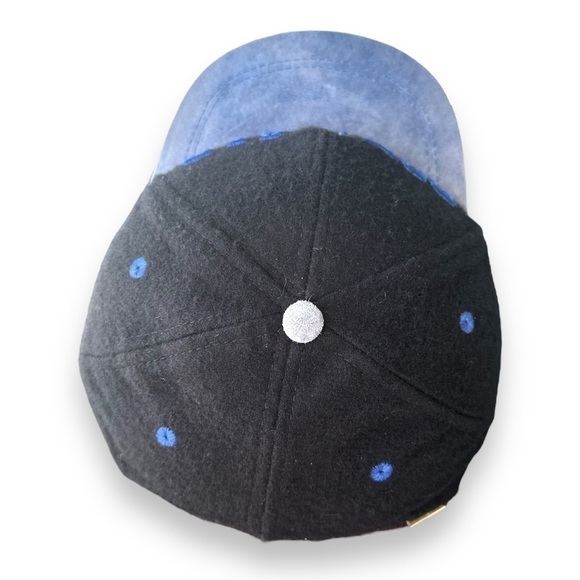 Vintage 90’s Disney Rare Donald Duck Snapback Color Block Cap Hat Wool leather   - Picture 6 of 8